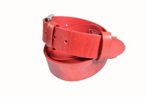 PASEK MĘSKI 4 CM CZERWONY BEZ PRZESZYCIA (1).JPG