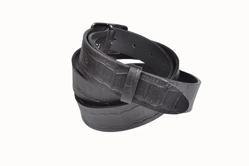 PASEK DAMSKI 3 CM CZARNY MATOWY TŁOCZONY (1).JPG